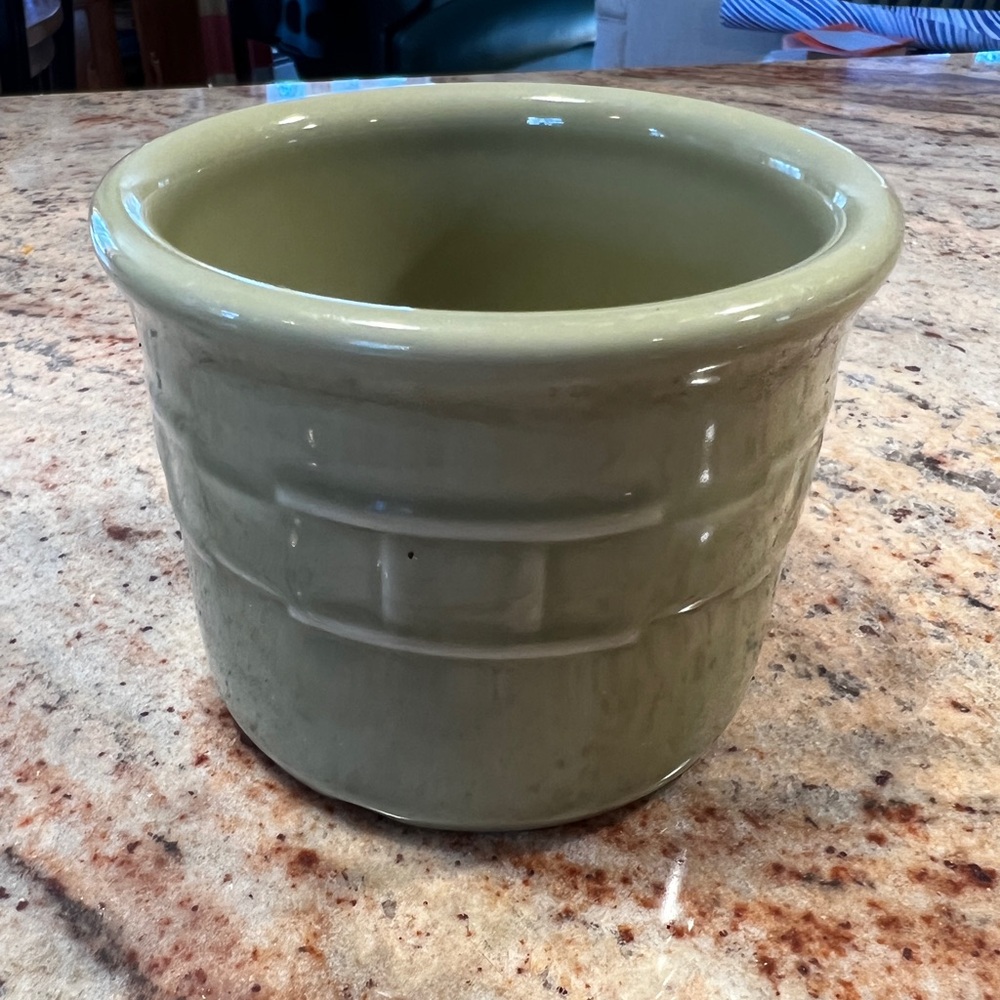 Longaberger Sage One Pint Crock Pottery